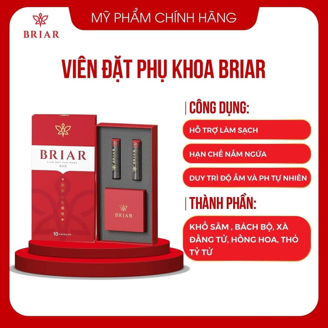 [HCM - Ship Hỏa Tốc] Nguyên hộp viên đặt briar plus se khít chính hãng