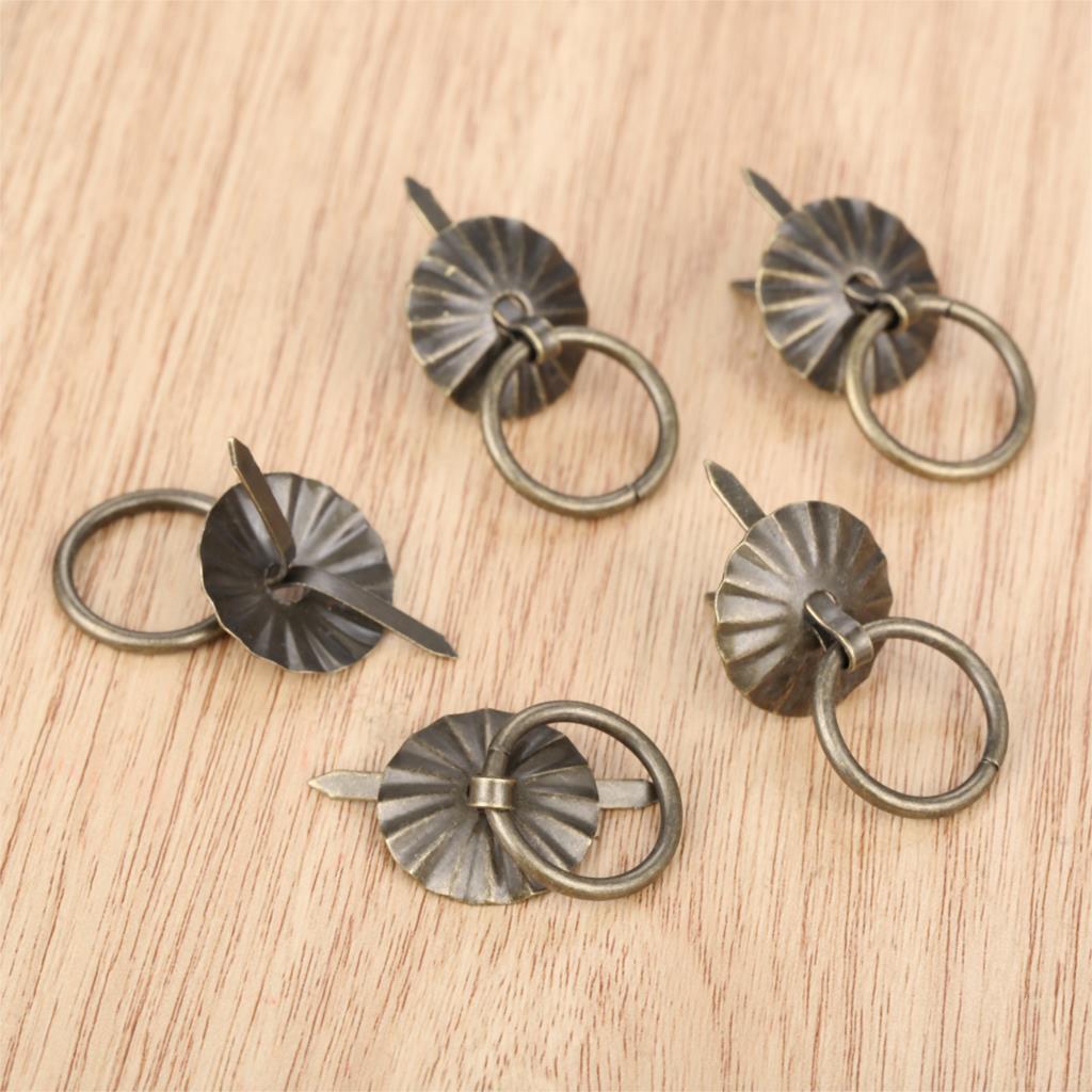 Móc tay cầm khóa ngăn kéo vintage - 05 chiếc