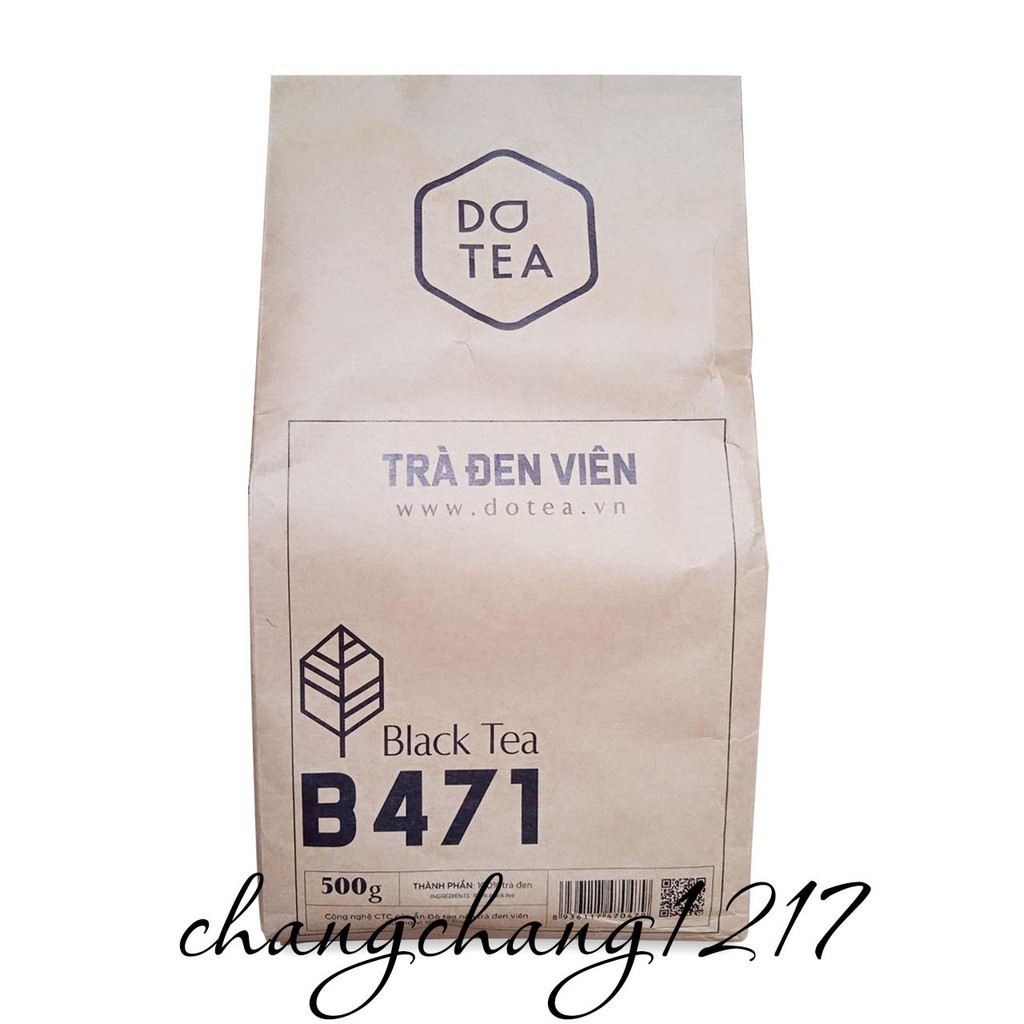 Trà đen viên pha trà sữa do tea dotea b471 gói 500gr
