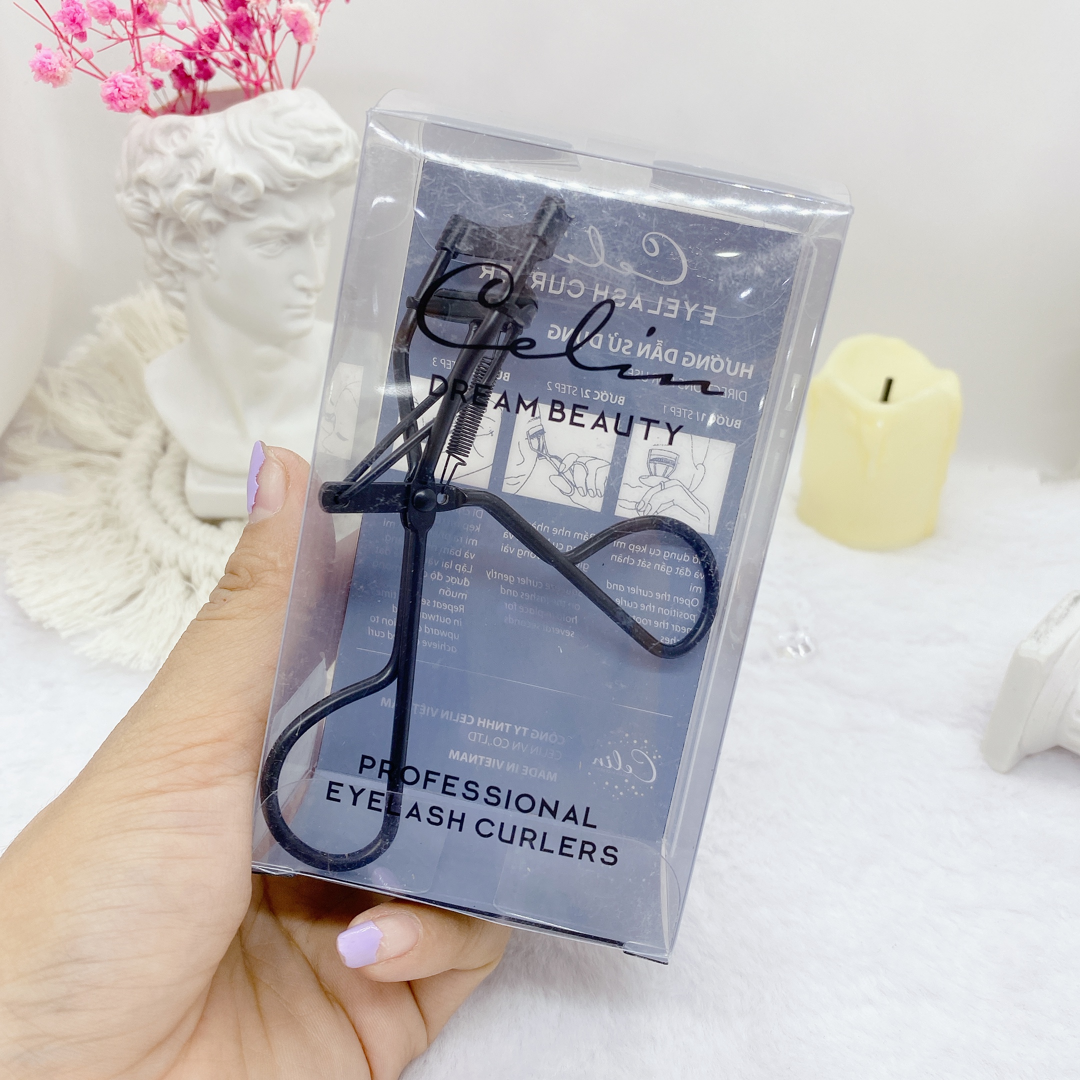 Kẹp mi celin , hàng chất lượng cao , uốn cong mi từ 1 lần kẹp