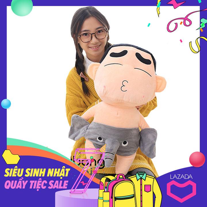 Gấu bông shin mặc quần voi size 1m
