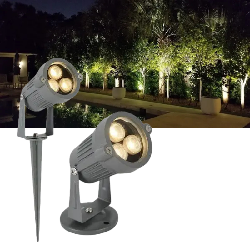 Đèn Led Chiếu Cây 3W 220V Đèn Rọi Chiếu Sáng Cây Cảnh Đèn Trang Trí Sân Vườn Tiểu Cảnh Ngoài Trời