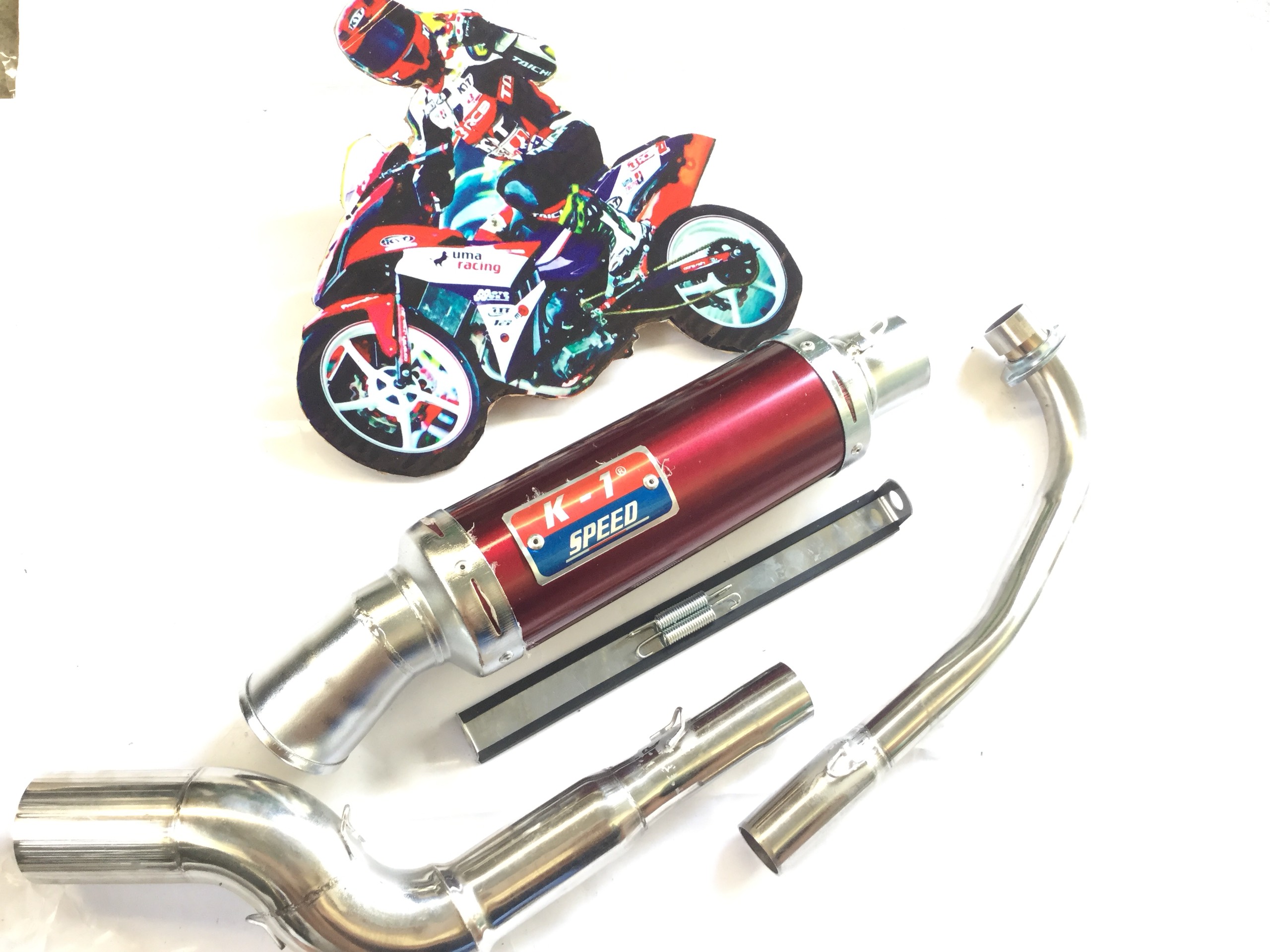 Pô k1 đỏ - Cổ 2 Khúc Cong Surius + Jupiter + Axolo + Taurus