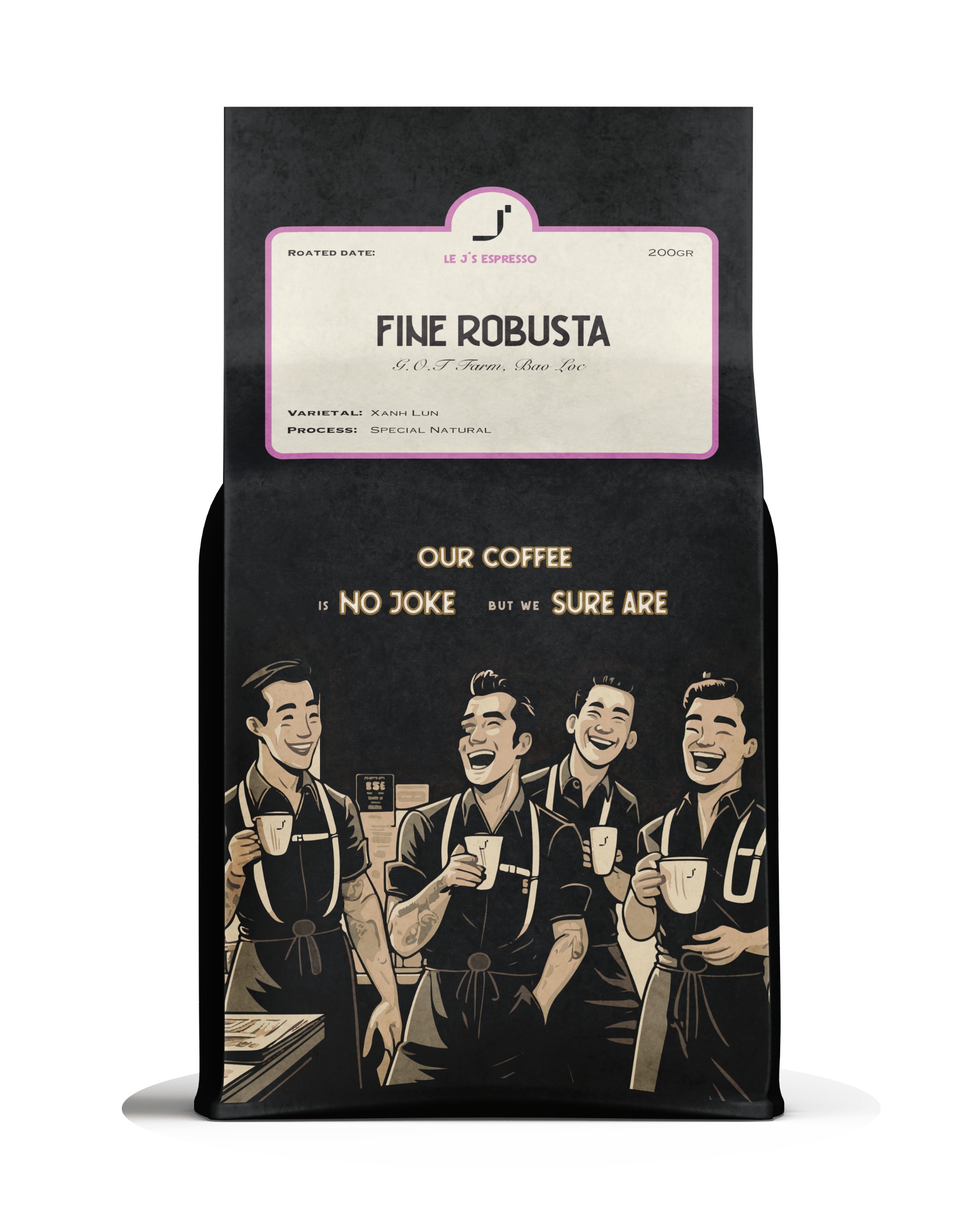 Cà phê rang xay 100% fine robusta special natural got _ bảo lộc _ xay sẵn cho phin _lejcafe
