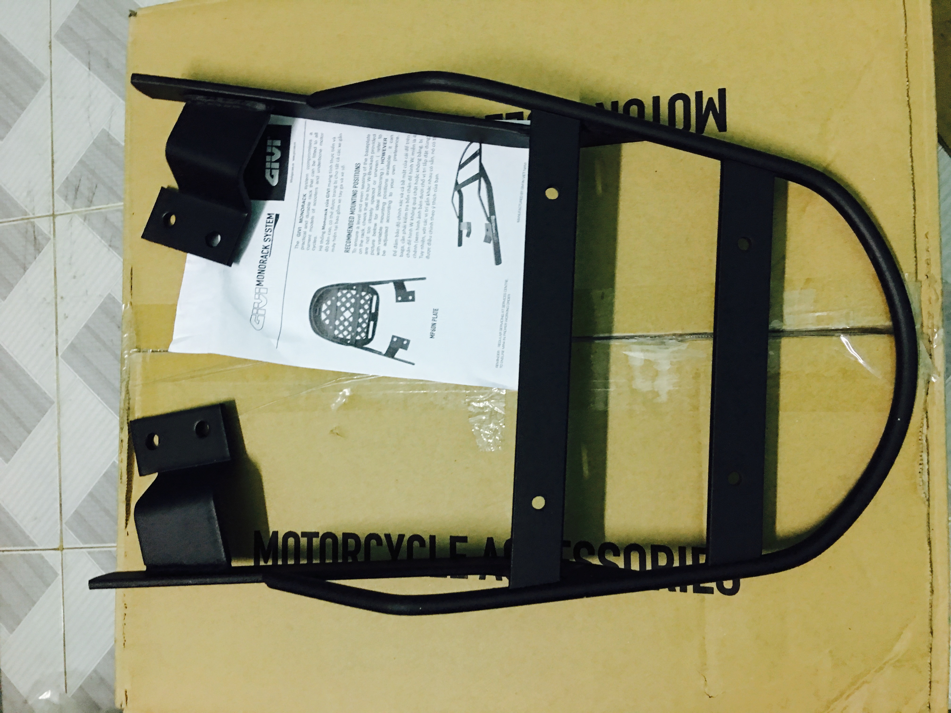Baga Givi Exciter 150 baga Exciter 150 cảng xe Exciter 150 hàng Givi chính hãng mới 100%