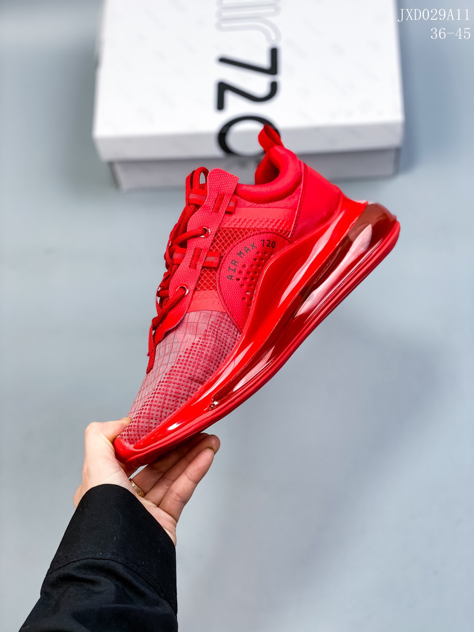 Giày thể thao chạy bộ, bóng đá, giày tennis, giày tập golf cho nữ Nike Air max 2021 màu đỏ mới