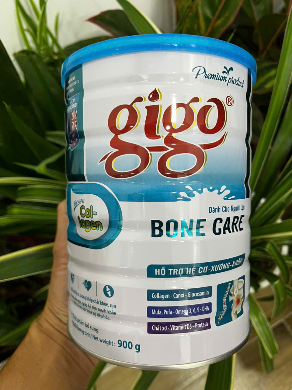 Sữa bột Gigo Care Cơ Xương Khớp 900g – Ngừa loãng xương, cân bằng huyết áp, hỗ trợ tim mạch - Sữa Gigo care cơ xương khớp