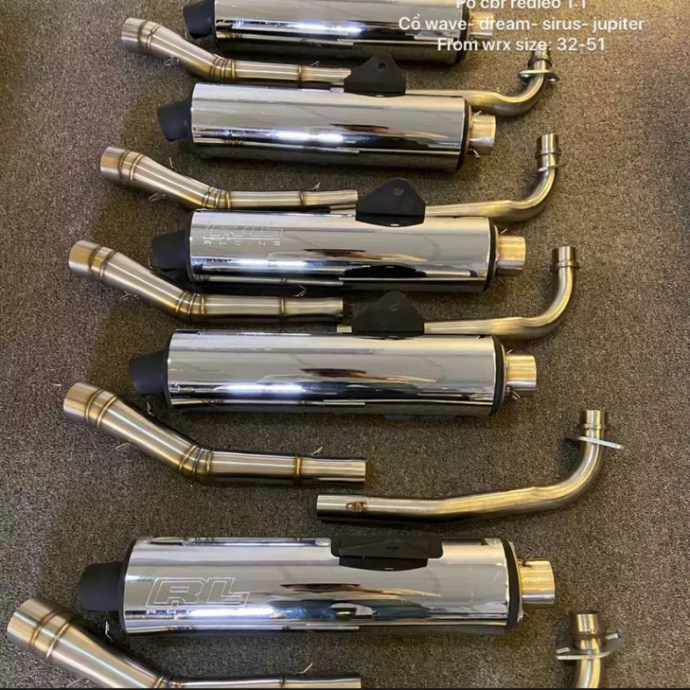 pô cbr redleo cổ cong 2 khúc cho dream Wave sirius