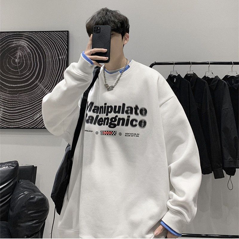 Áo sweater Mani nam nữ form rộng, áo tay dài sweater unisex, áo sweater basic nỉ bông dày mềm mịn.