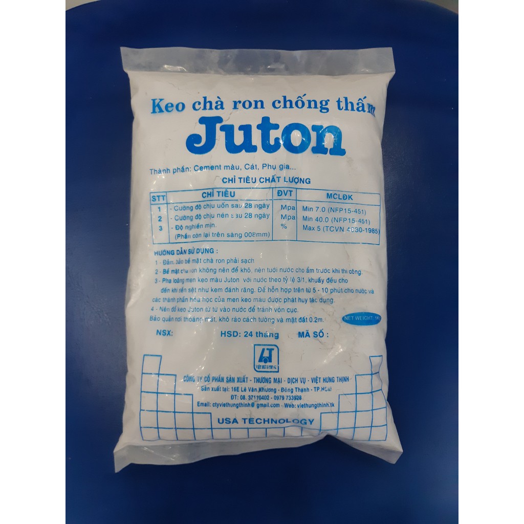 Keo chà ron, keo chít mạch Bịch 1Kg