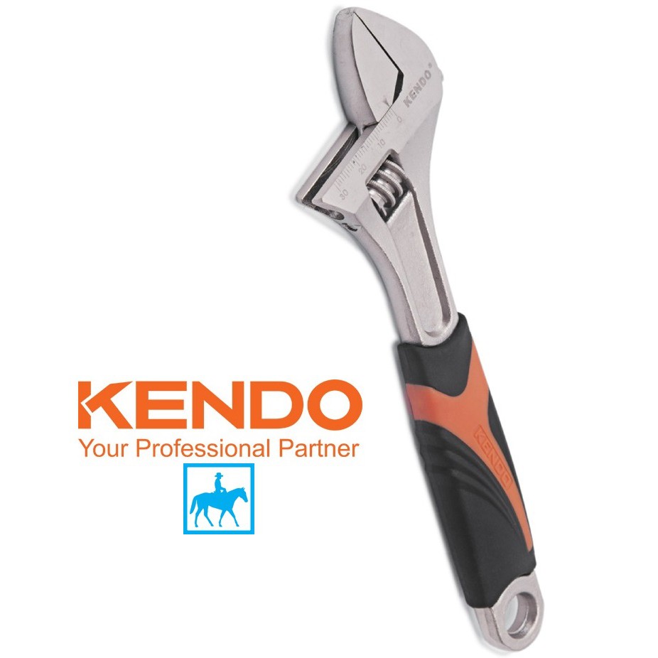 Cờ lê mỏ lết 6inch 150mm mở miệng 25mm cs tpr kendo wafow 15101