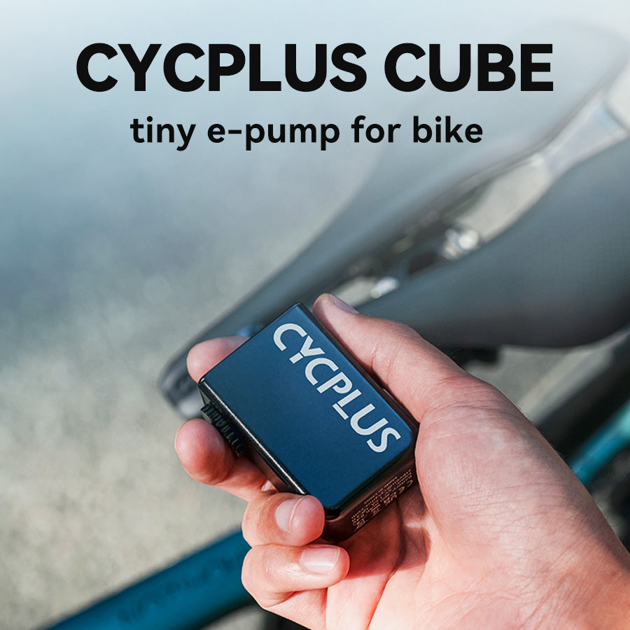 Bơm Điện Xe Đạp CYCPLUS Tiny Pump Cube Trọng Lượng Siêu Nhẹ 97g Tương Thích Van Presta & Scharder Áp Suất Tối Đa 100 PSi Tương Thích Xe Road/MTB