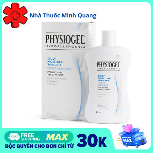 Sữa rửa mặt dành cho da khô, da nhạy cảm Physiogel Daily Moisture Cleanser 150ml