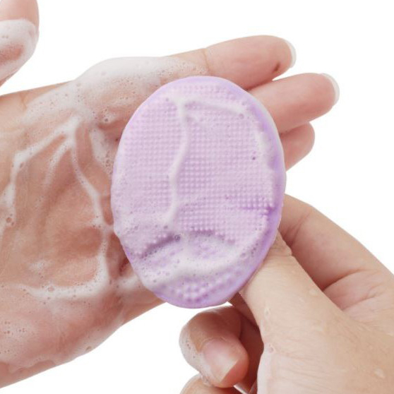 Cọ Rửa Mặt Silicon Mềm Mại Miếng Rửa Mặt Đàn Hồi Làm Sạch Dầu Nhờn Mụn Đầu Đen