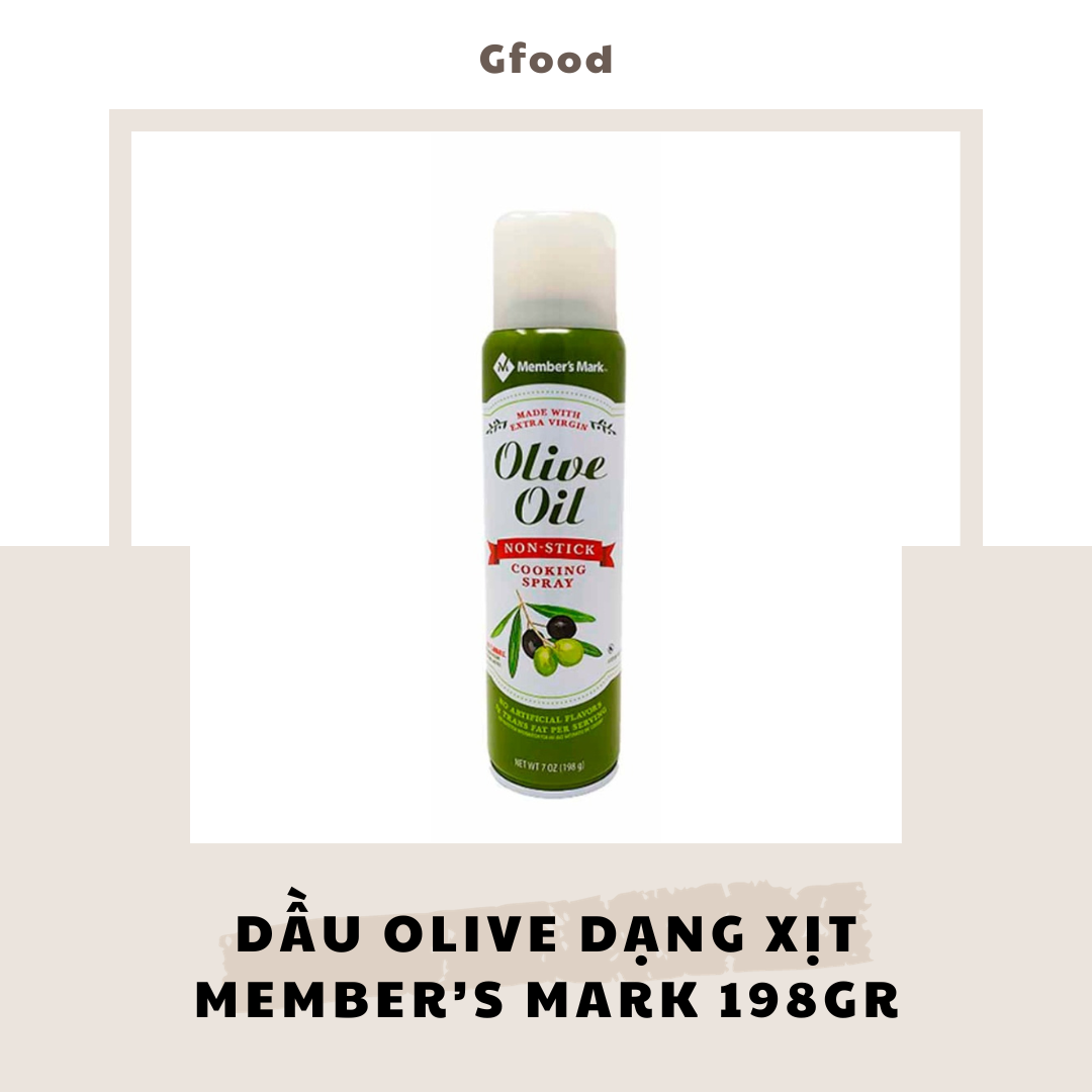 Member s Mark Dầu Oliu Olive Dạng Xịt 0 Calo