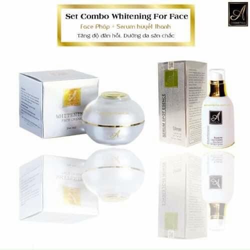 Combo dưỡng trắng face a cosmectics