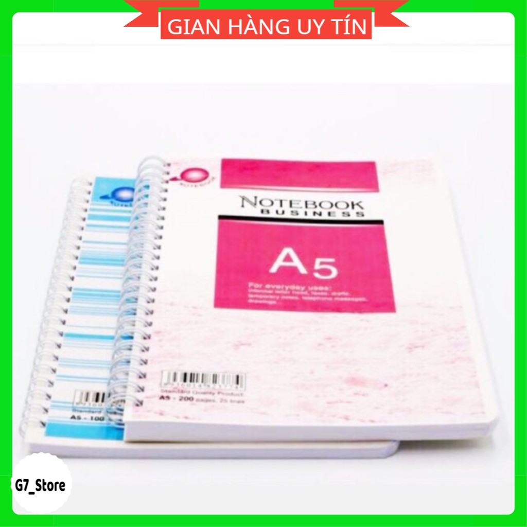 Sổ lò xo a5/a4 dày 200trang