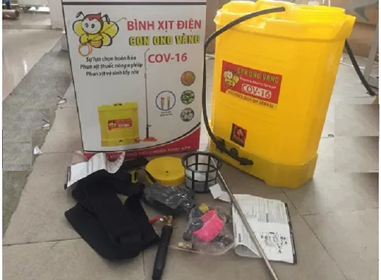 Bình phun xịt điện cov 16