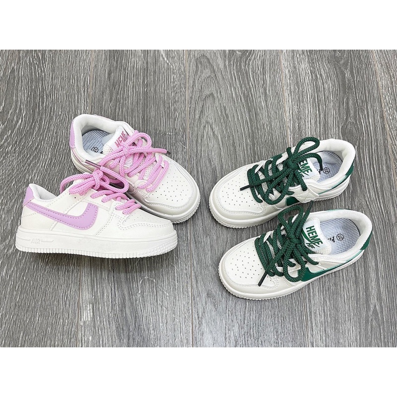 Giày Nike hai màu tím-Xanh cho bé trai và bé gái( mã 227)