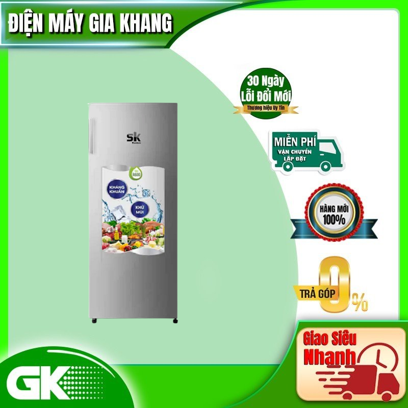 Tủ đông đứng sumikura skfu-155hsa 150l 5 ngăn - giao toàn quốc - freeship hcm