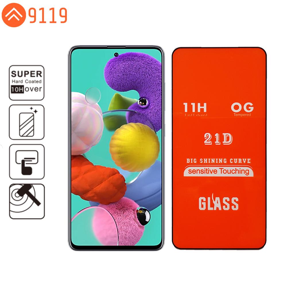 [HCM]KÍNH CƯỜNG LỰC 21D SAMSUNG A51 2020 FULL KEO FULL MÀN HÌNH - 9119 STORE