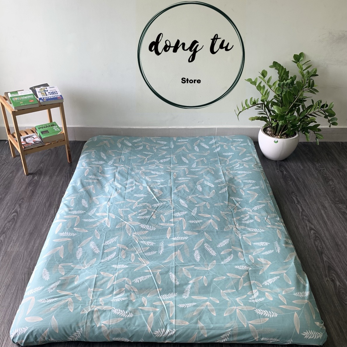 Ga bọc nệm ngủ vải cotton tici hàng xuất dư size 1m x 2m; 1m4 x 2m; 1m6 x 2m
