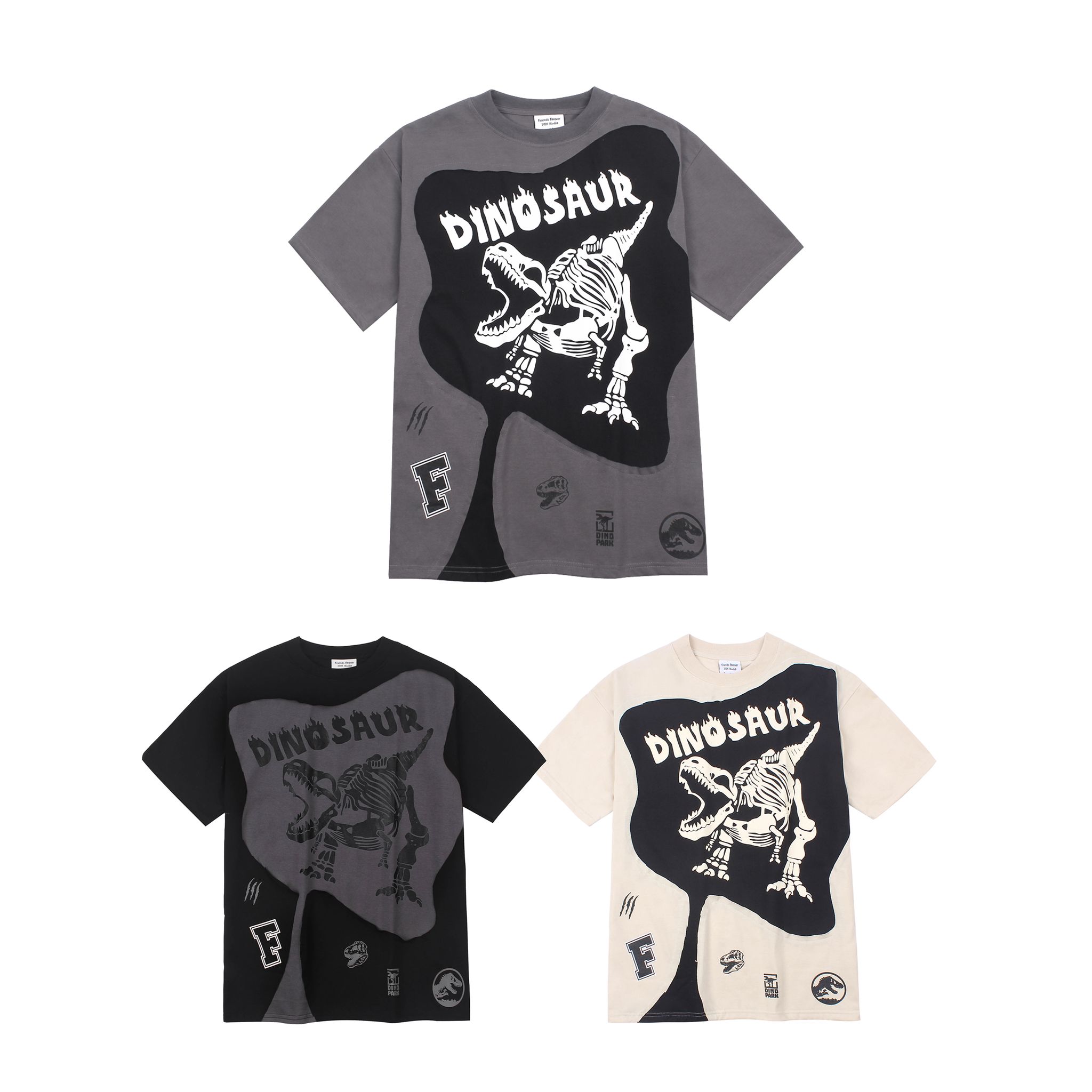 Áo thun ff handcraft dinosaur tee
