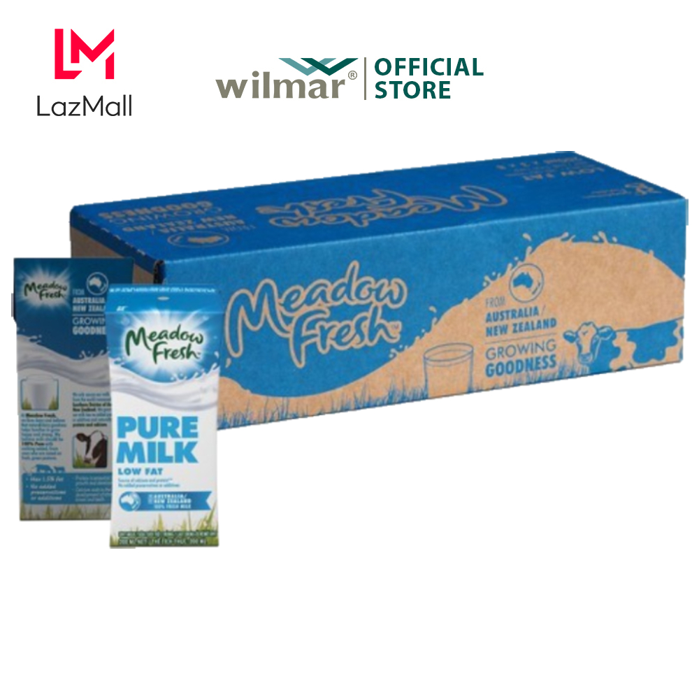 Thùng Sữa Tươi Tiệt Trùng Meadow Fresh  Ít Béo-SữaNhập Khẩu Úc 200ml - Date mới