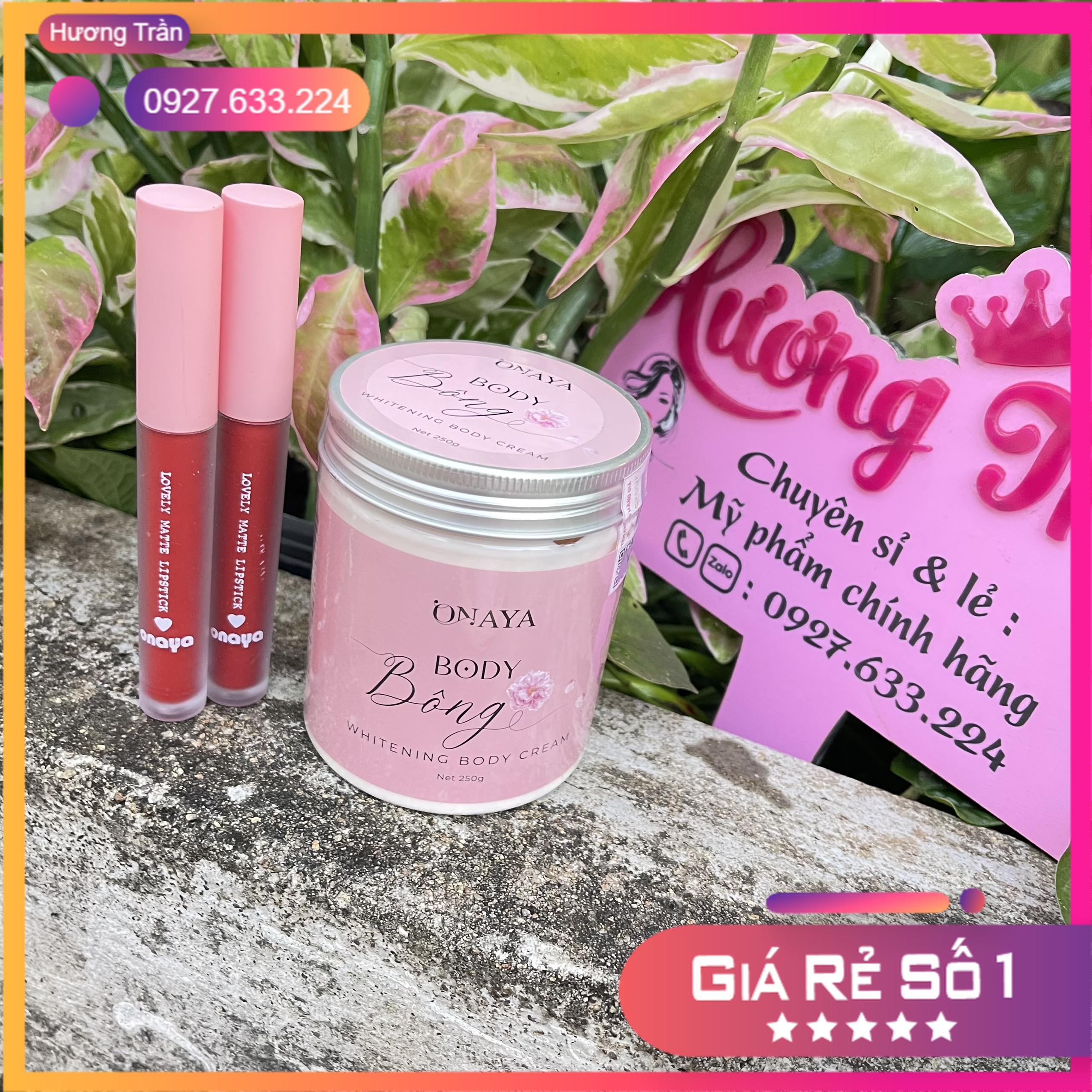 Kem body bông onaya 250g