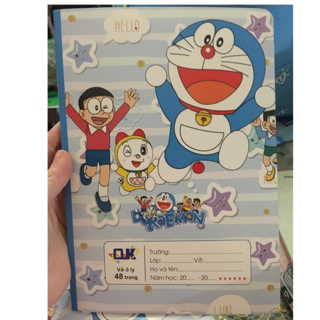 Combo 5 - 10 quyển vở ôli 4 ly không thấm không nhoè mực