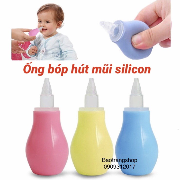 Ống hút mũi, rửa mũi bóp tay
