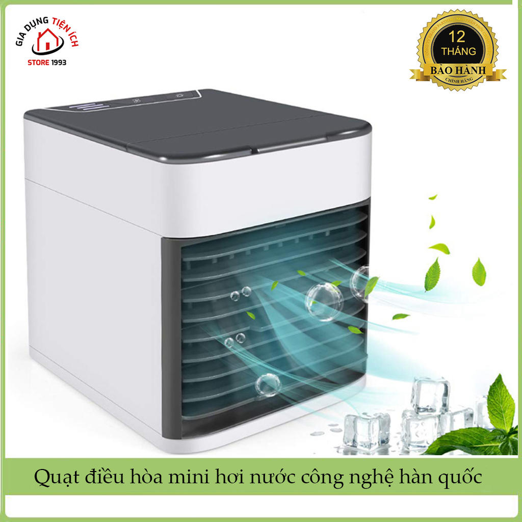 Quạt Điều Hòa Mini Hơi Nước Để Bàn, Phòng Ngủ, Công Nghệ Hàn Quốc Siêu Mát