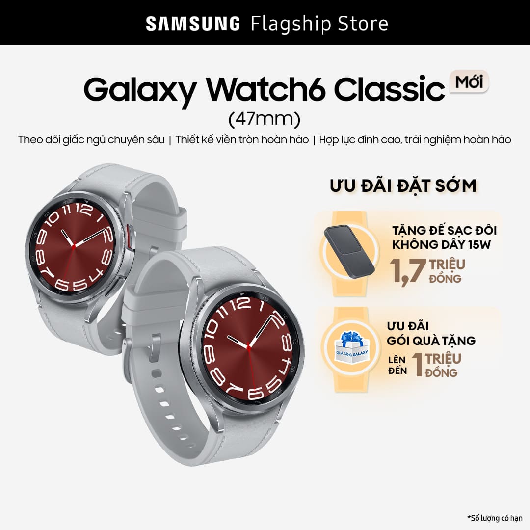 CHỈ 15.09 Samsung Galaxy Watch 6 Classic 47mm