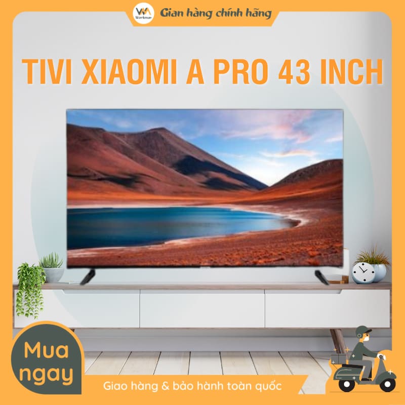 Tivi Xiaomi A Pro 43 Inch – Chính Hãng – Giá Siêu Rẻ