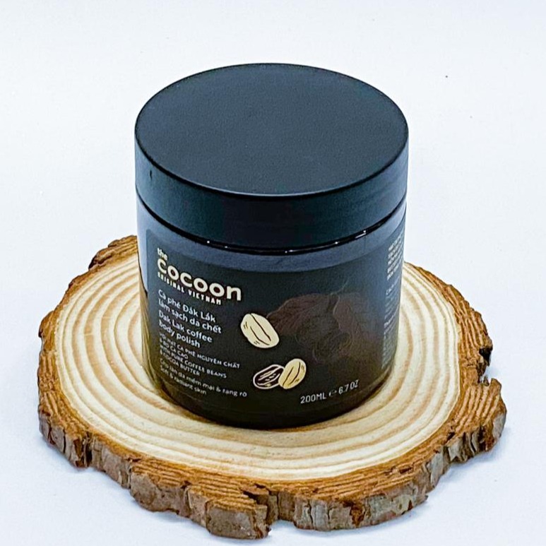 Tẩy Tế Bào Chết COCOON (Dak lak coffee body polish) Cà phê Đắk Lắk 200ml