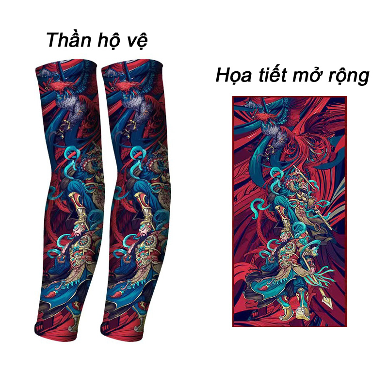 Bao tay chống nắng chống UV mát rượi thoáng khí - 9