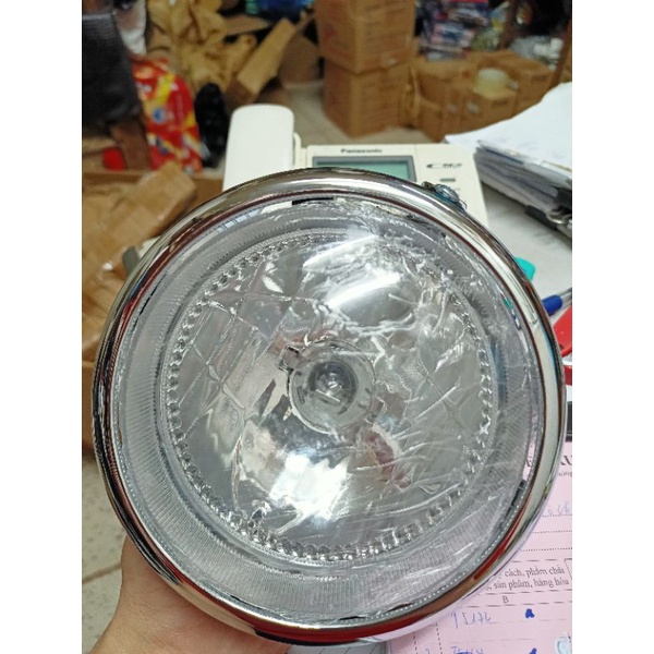 Bộ pha đèn xe cup học sinh mới cup 50cc liên doanh đầy đủ đuôi bóng