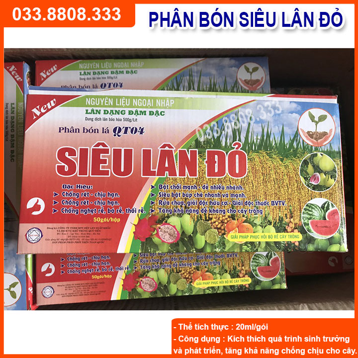 10 Gói Phân bón siêu lân đỏ cho lan – Kích rễ nhanh, siêu ra hoa