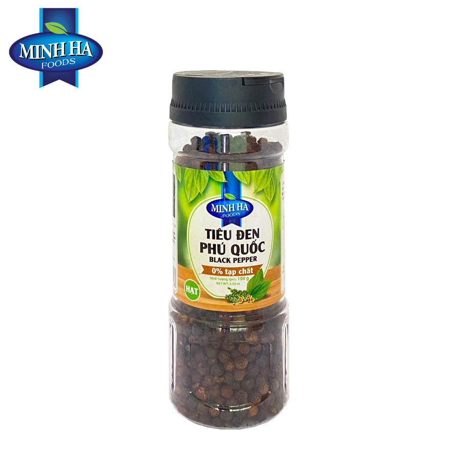Tiêu đen Phú Quốc nguyên hạt 100 gram