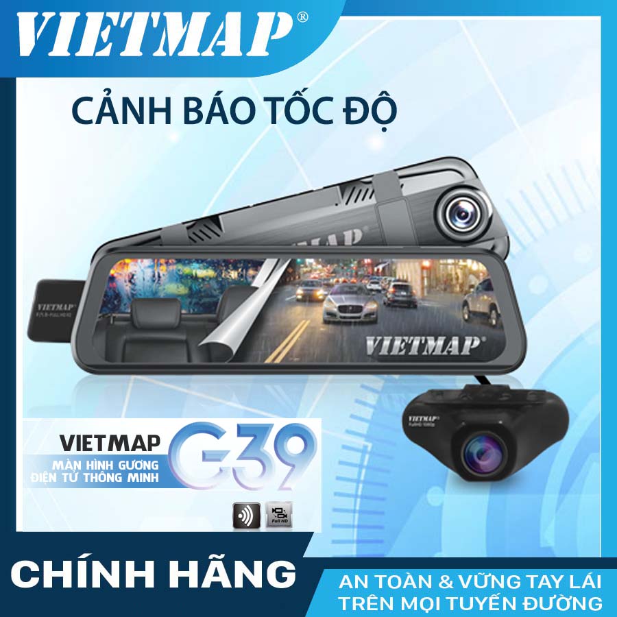 [Trả góp 0%]Camera hành trình VIETMAP G39 có Wifi G.P.S + thẻ nhớ 16/32/64/128GB Class 10