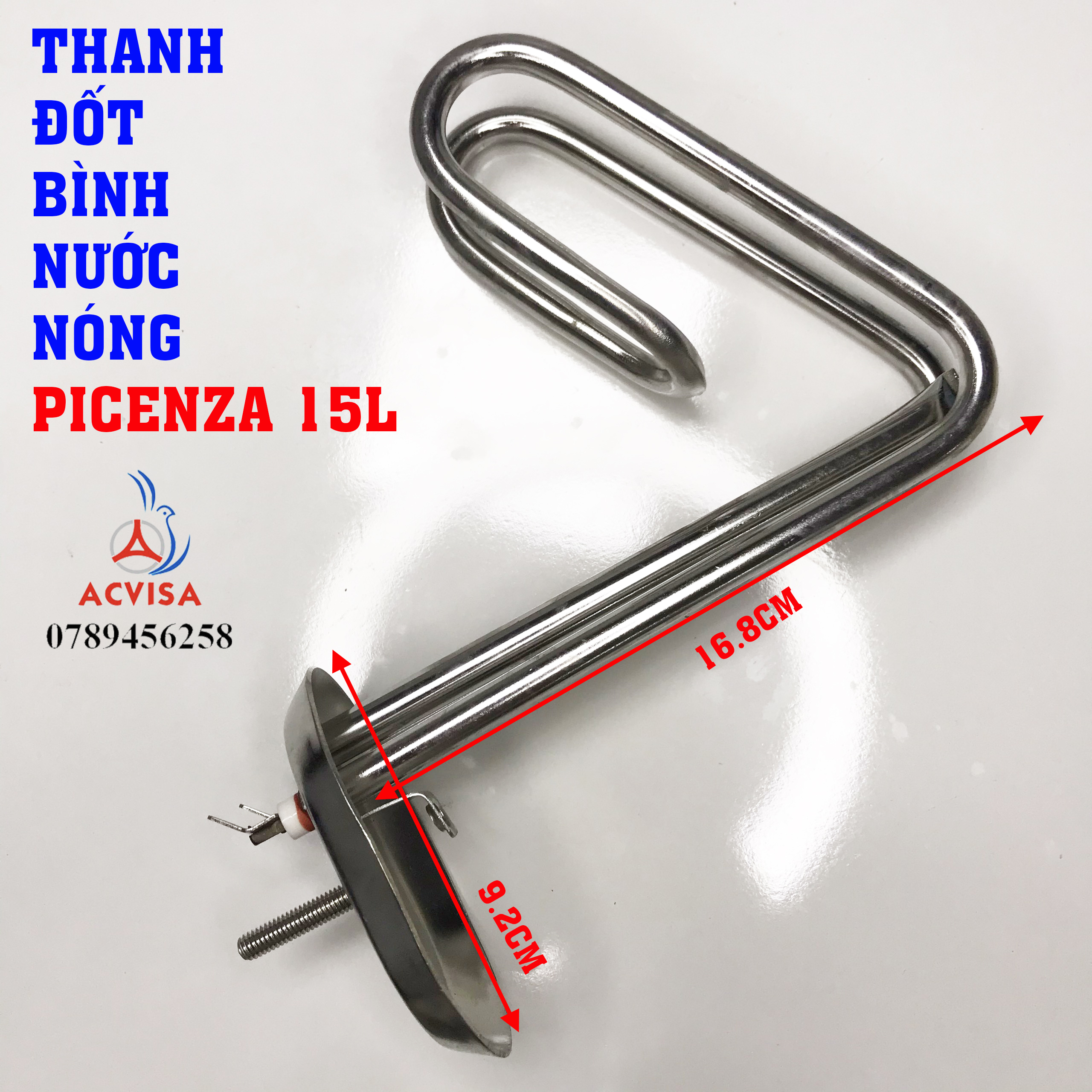 Thanh đốt bình nước nóng picenza loại bình 15 lít