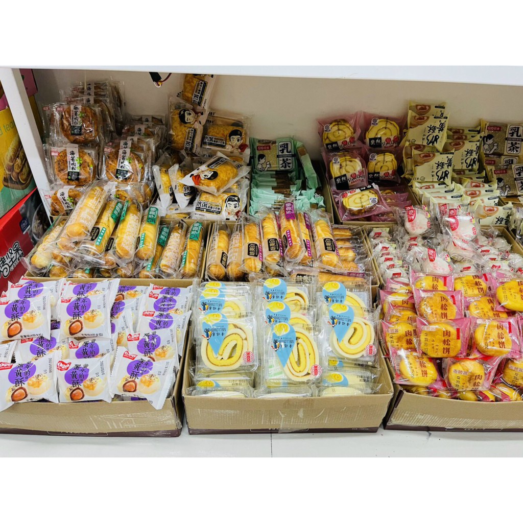 Bánh mix đài loan loại ngon mix nhiều vị 1 thùng 500g