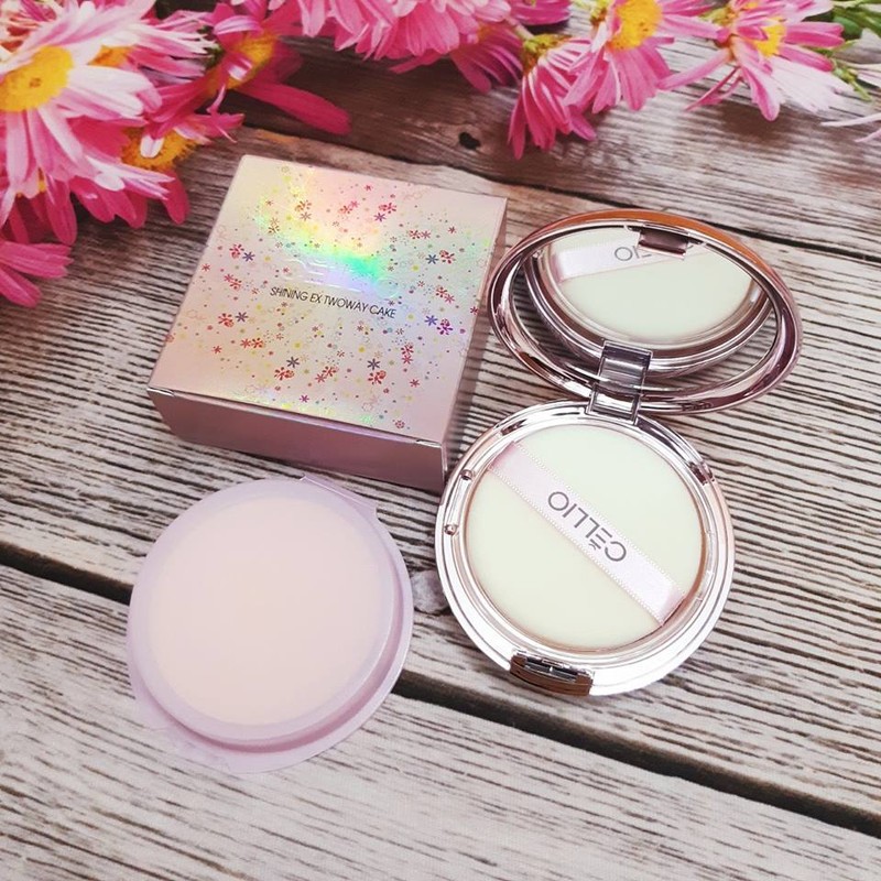 Phấn cellio shining ex twoway cake