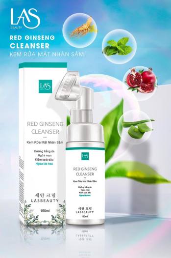 Kem rửa mặt nhân sâm las beauty 150ml