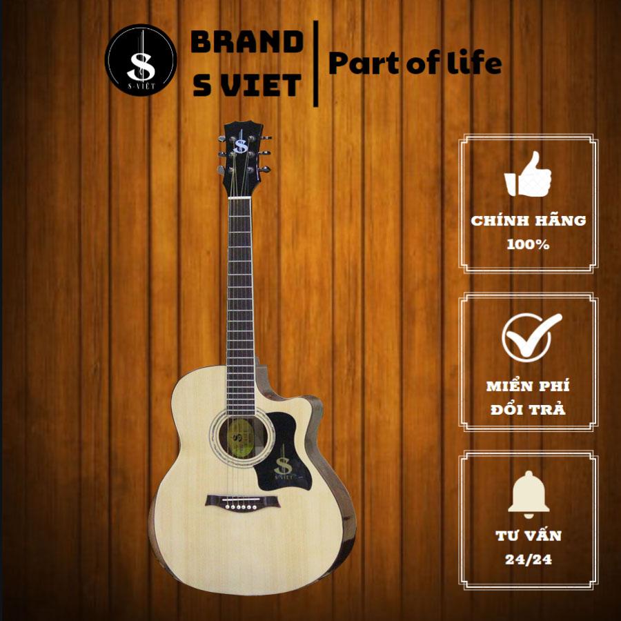 Đàn guitar custom-ES24 mẫu mới 2023 chính hãng S Việt