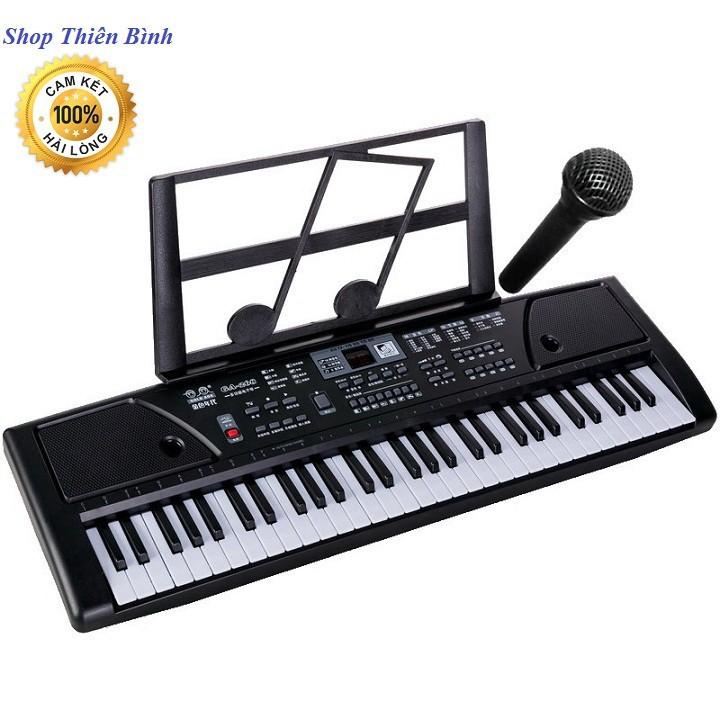 ĐÀN PIANO ĐIỆN KEYBOARD 61 PHÍM KÈM MICRO HÀNG ĐẸP ĐÀN ORGAN ĐÀN PIANO CHO NGƯỜI MỚI CHƠI