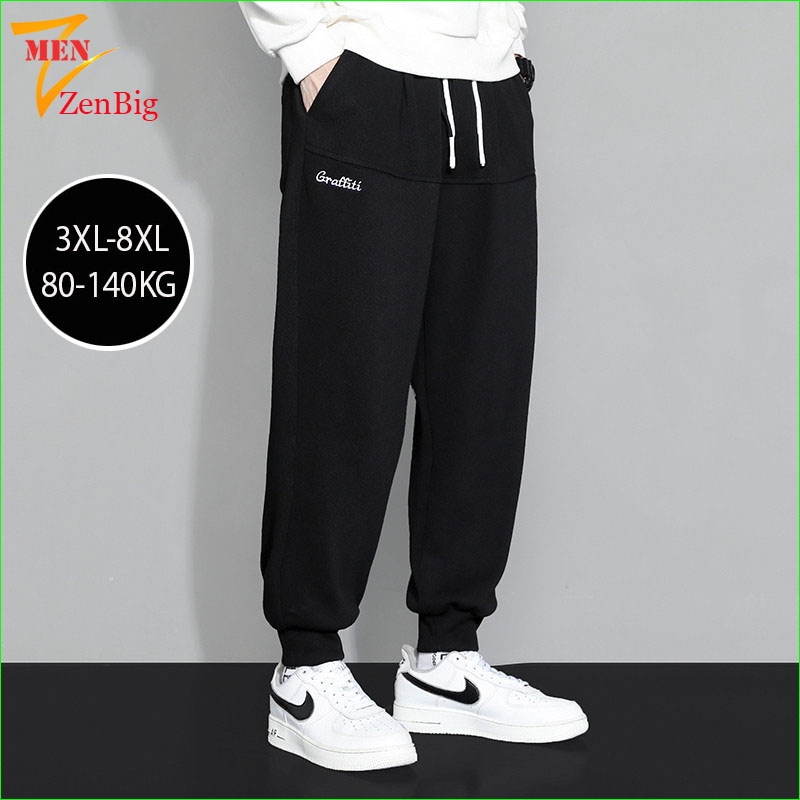 quần nỉ quần thể thao nam big size mùa đông cho người béo người mập