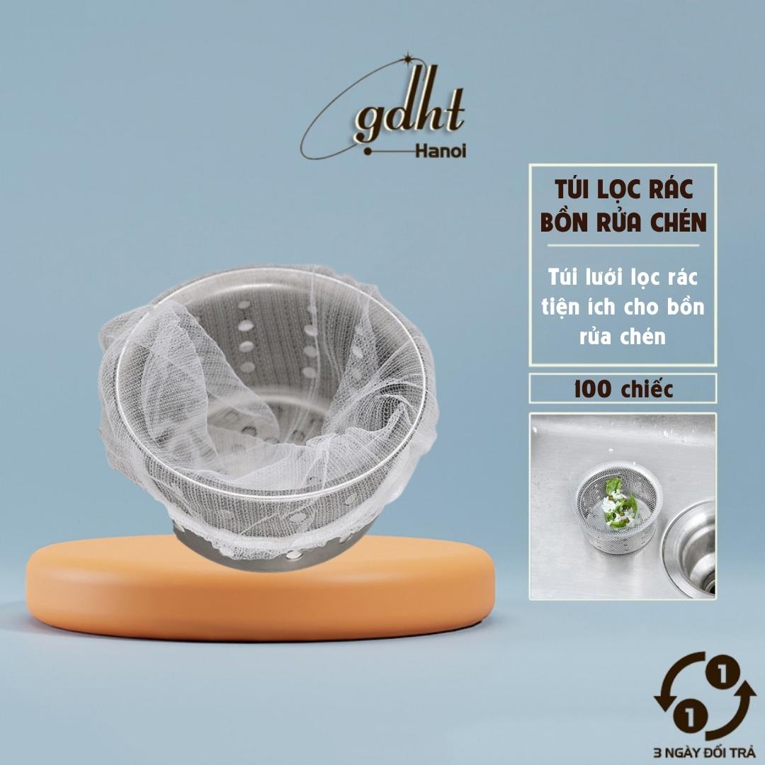 Gói 100 chiếc túi lọc rác bồn rửa bát, túi lọc rác bồn rửa bát - Gia dụng Huy Tuấn