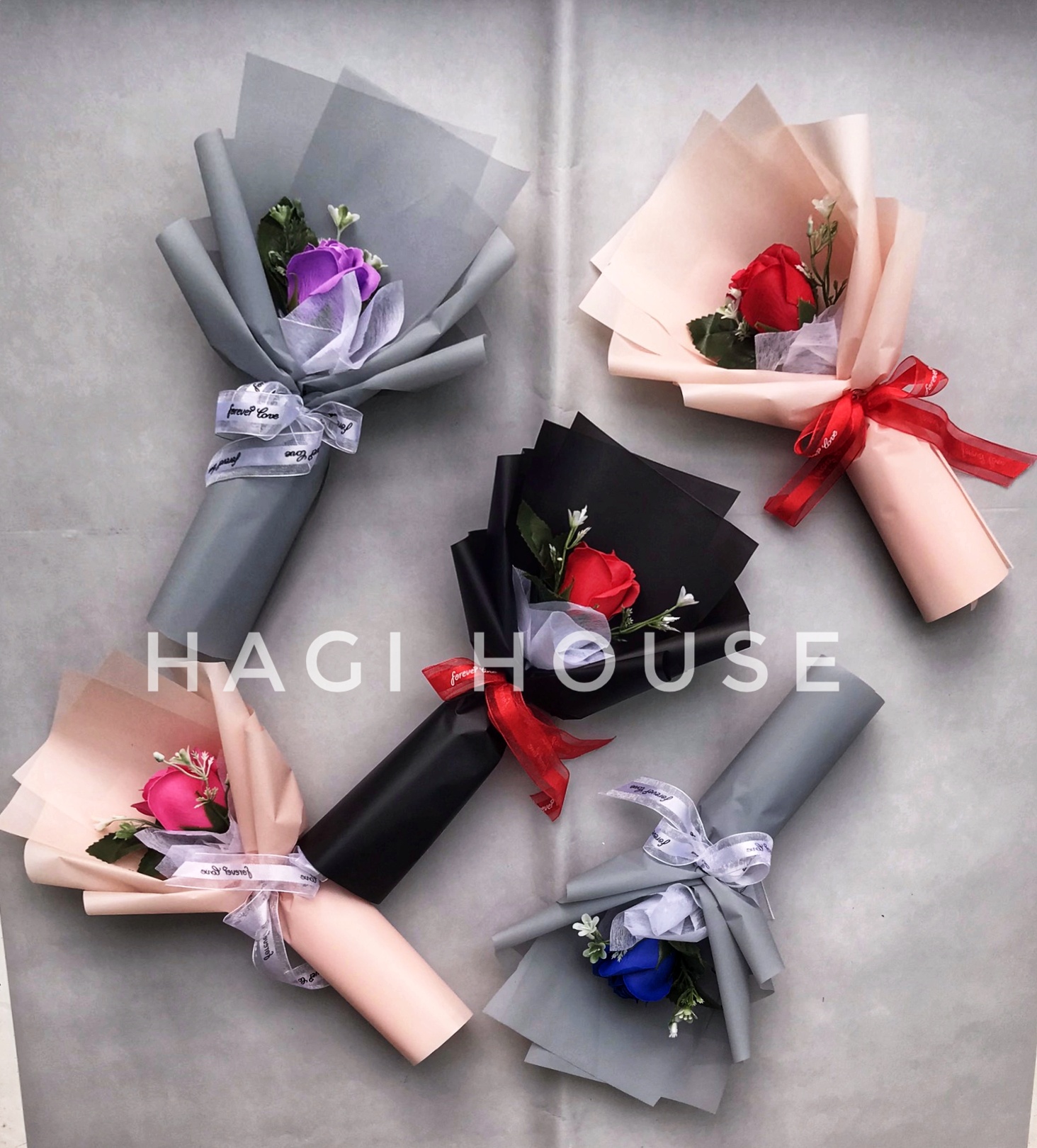 Hoa sáp thơm bó 1 bong có bỏ sỉ số lượng lớn