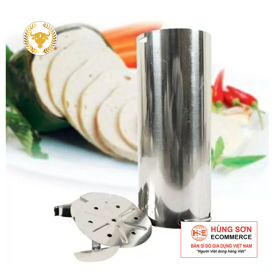 Khuôn làm giò chất liệu inox 304 loại 1kg và 2kg, khuôn giò xào hay khuôn làm giò thủ